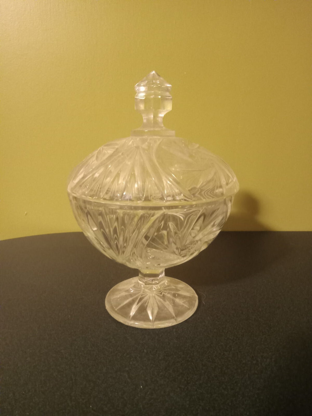 American Brilliant Cut Glass Clear Crystal Serving Bowl – Elegant Dishware