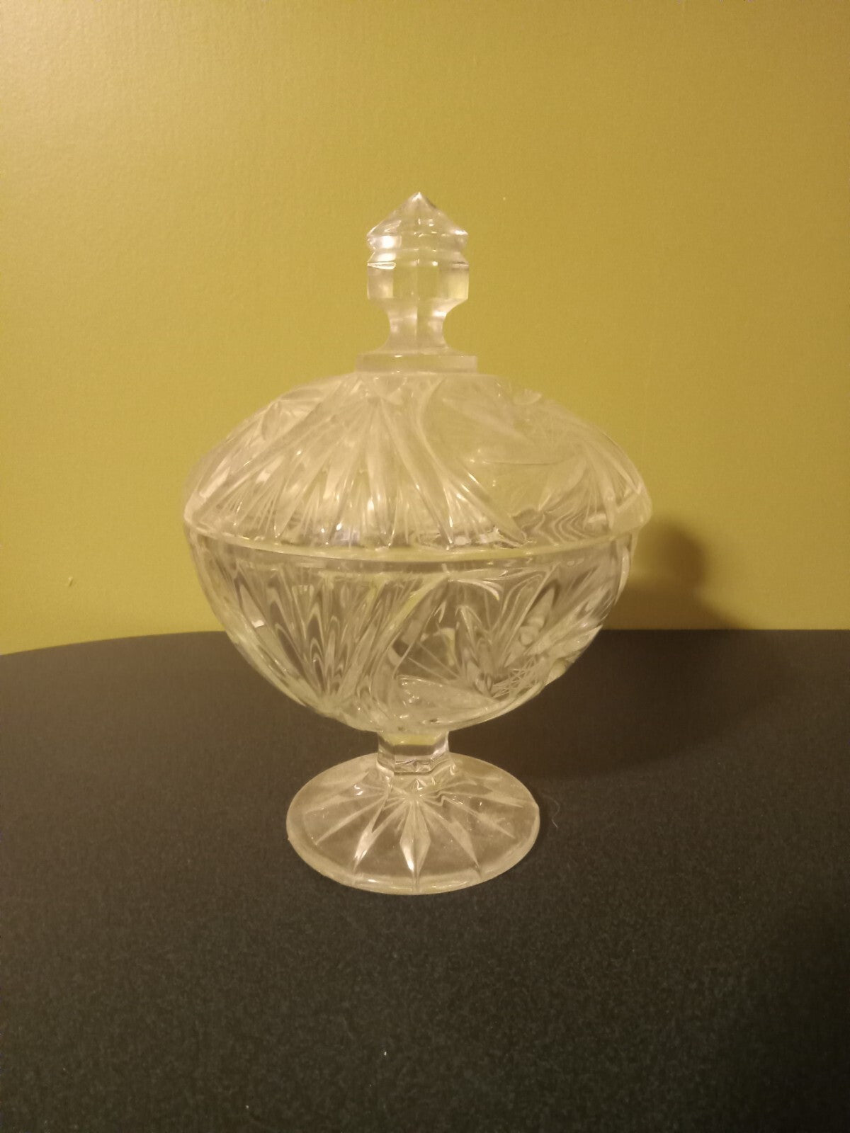 American Brilliant Cut Glass Clear Crystal Serving Bowl – Elegant Dishware