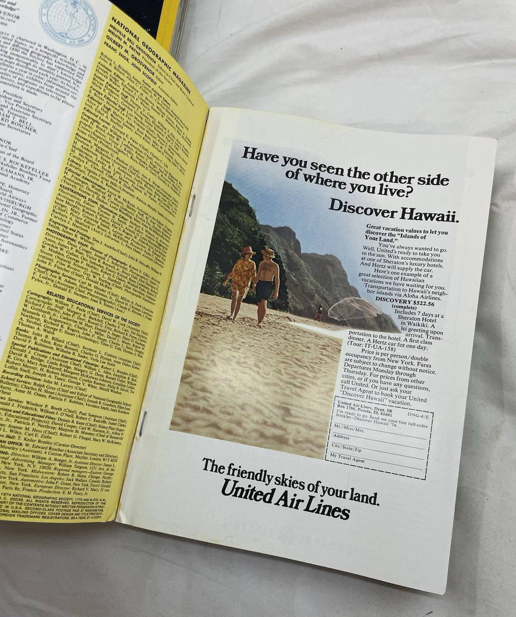 Vintage Nat Geo Jan–Jun 1974 Slipcover Set | Nature, Culture, Earth