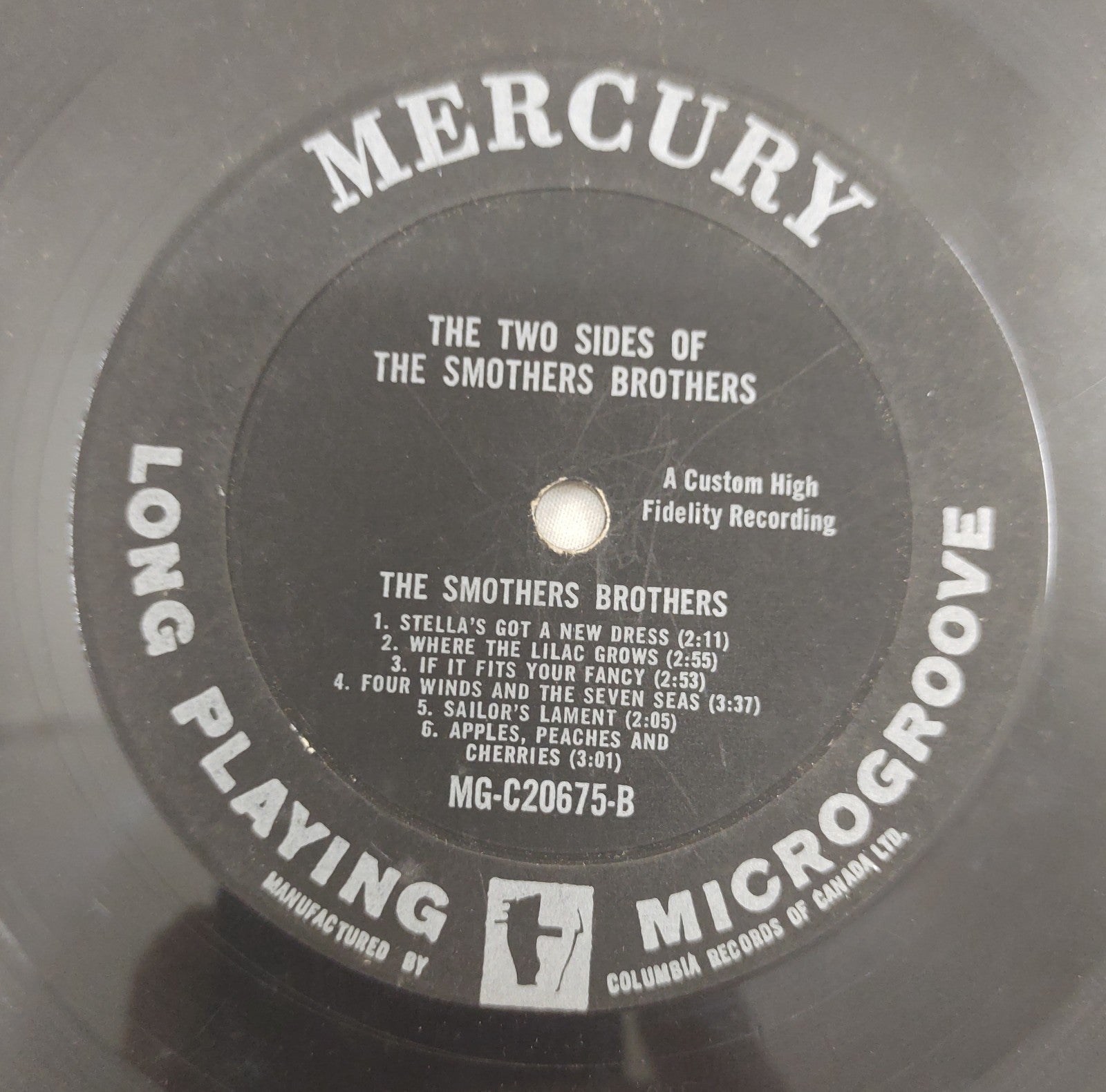 The Smothers Brothers – The Two Sides Of Mercury MG-20675 Mono Comedy LP