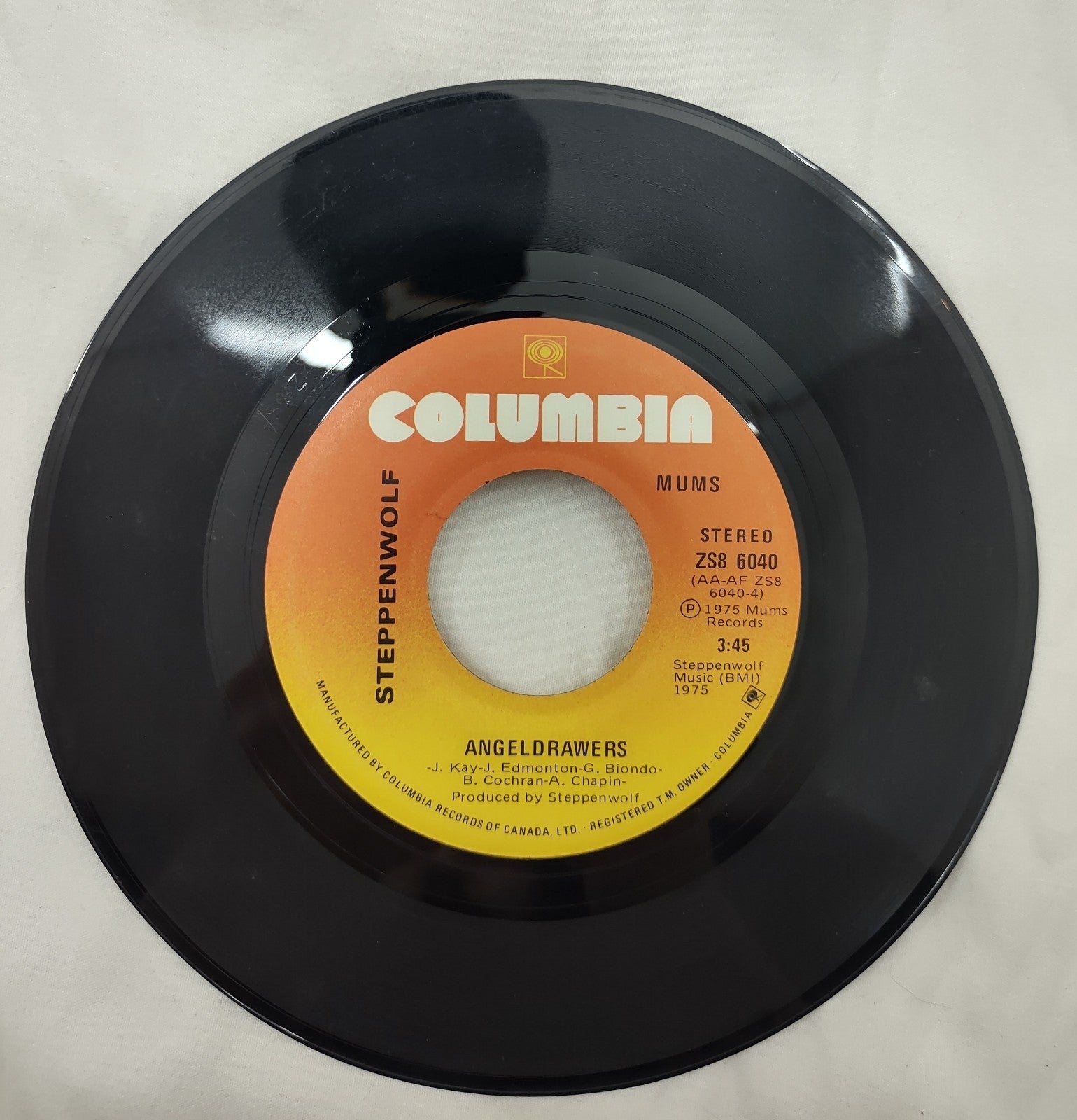 Steppenwolf - Caroline (Are You Ready For The Outlaw World) 7" 45 Mums ZS8 6040