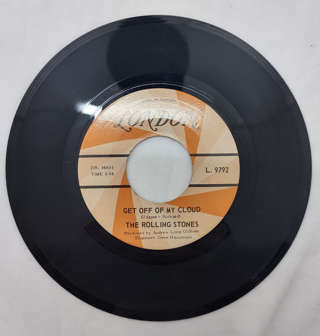 Rolling Stones Get Off of My Cloud / I’m Free 45 RPM 7" Vinyl 1965