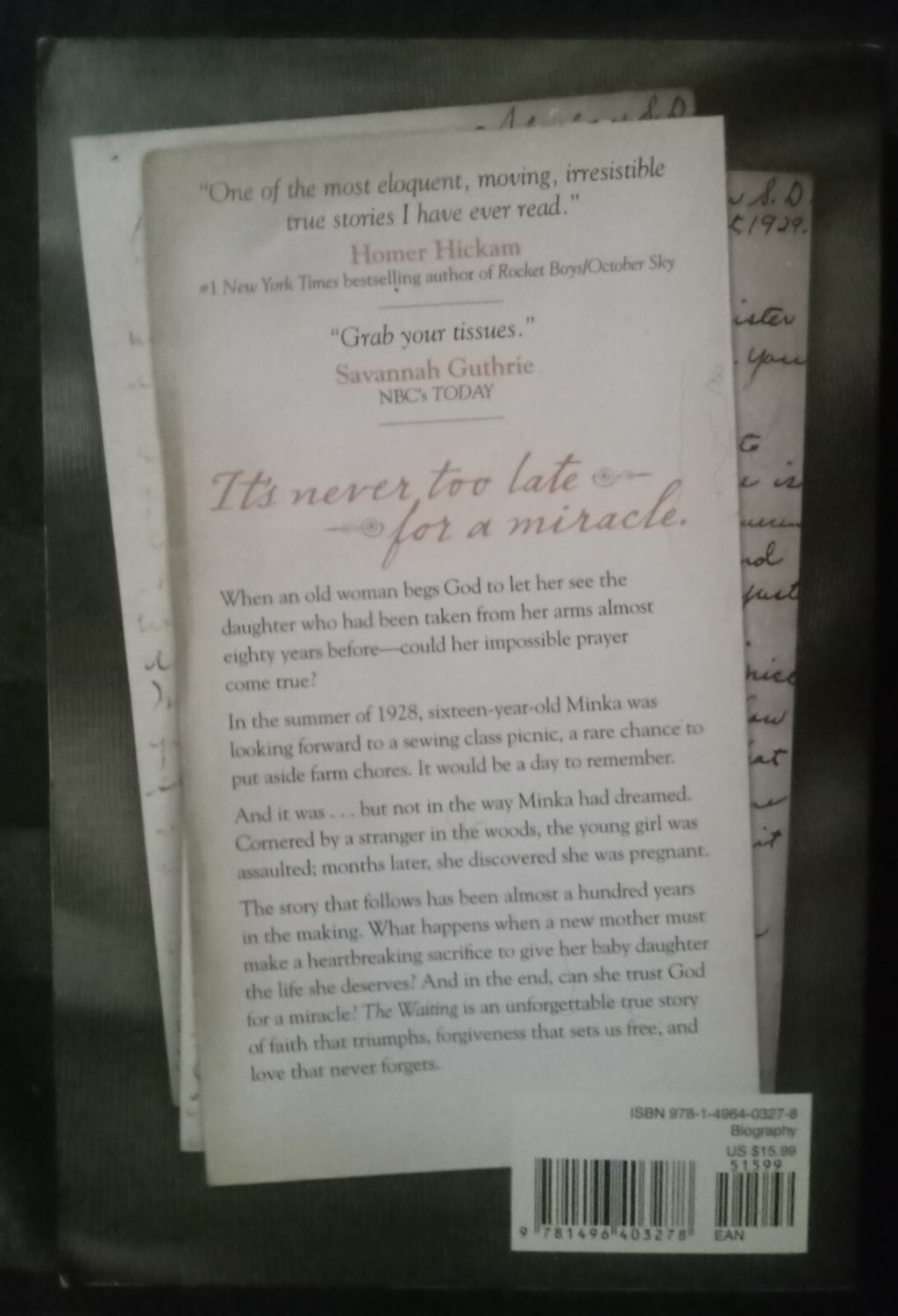 The Waiting: True Story of a Lost Child by Cathy LaGrow – Memoir PB