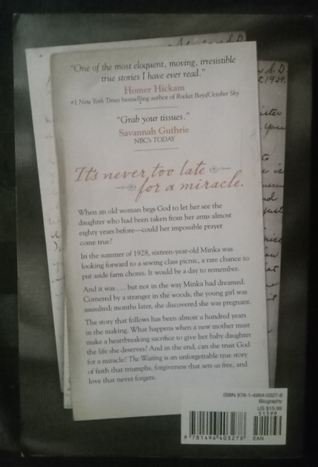 The Waiting: True Story of a Lost Child by Cathy LaGrow – Memoir PB