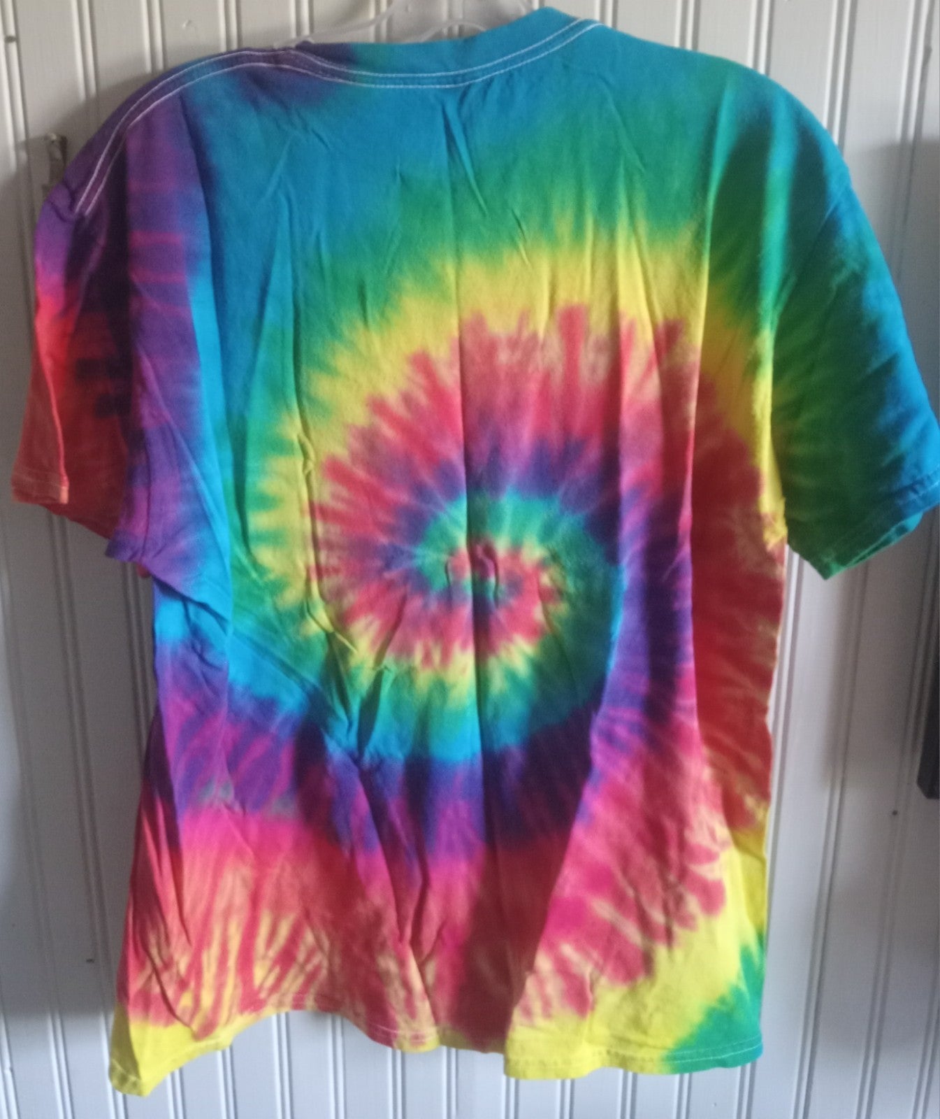 Spencer's Women's Tie Dye T-Shirt – Size Large, Colorful Graphic Tee