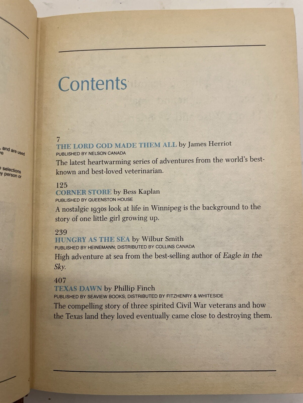 Reader’s Digest Condensed Books 1st Ed 1982 Leather Bound w/ Gilt Edges - NM