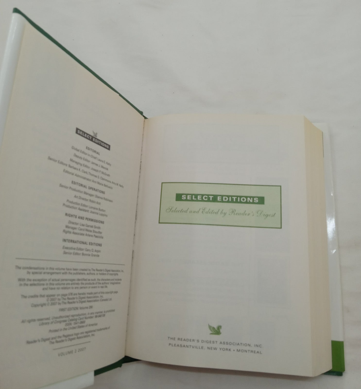 RD Sel Ed 1st Ed HC w/DJ Vol 2 2007 | Vtg NM Condensed Anthology Romance & Drama