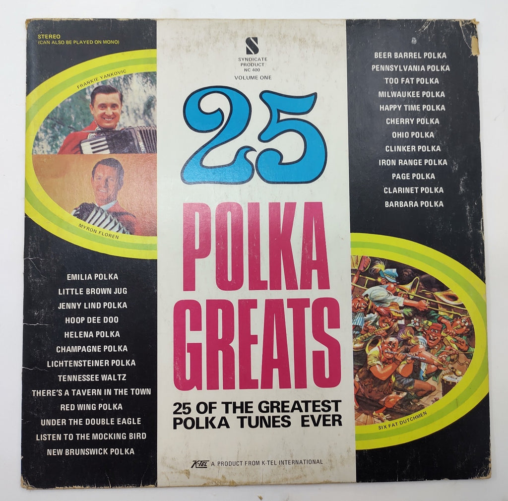 25 Polka Greats Vol.1 Vinyl LP (1971) K-Tel – Vintage Polka Collection