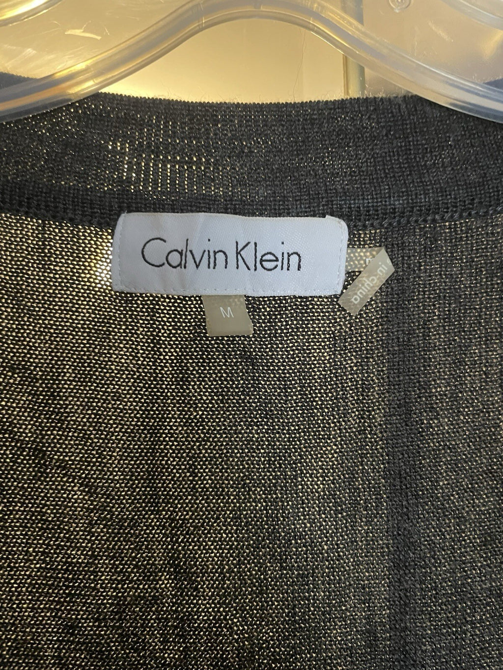 Calvin Klein Oversized Blouse Cotton Sweater Women's Size Medium Top