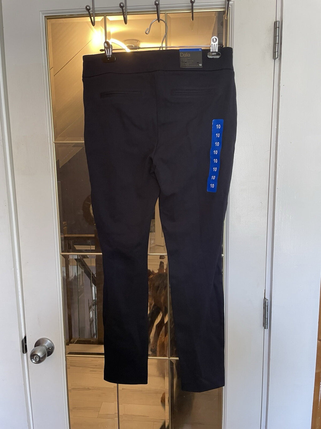 Dalia Navy Dress Pants Women's Size 10 Classic Fit Work Casual Trousers