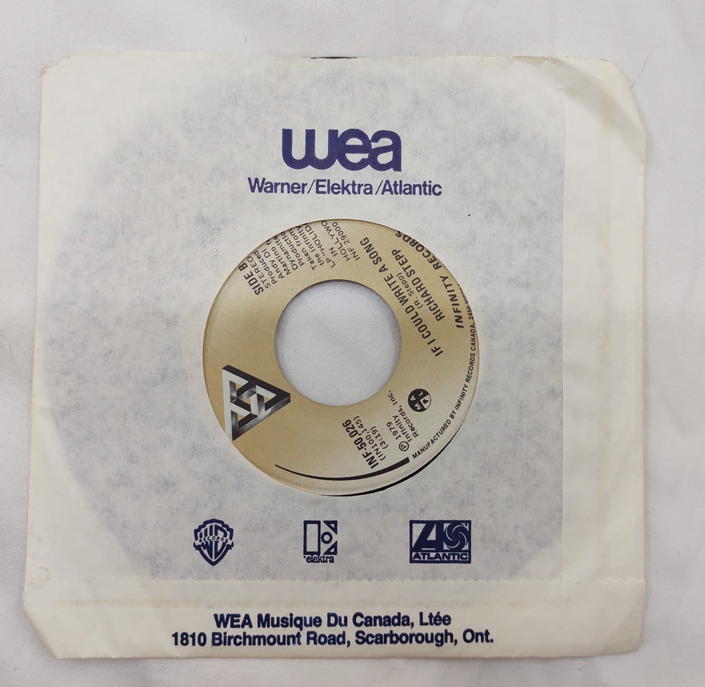 Richard Stepp - If I Could Write a Song | 7" Vinyl 45 RPM 1979 (INF-50,026)