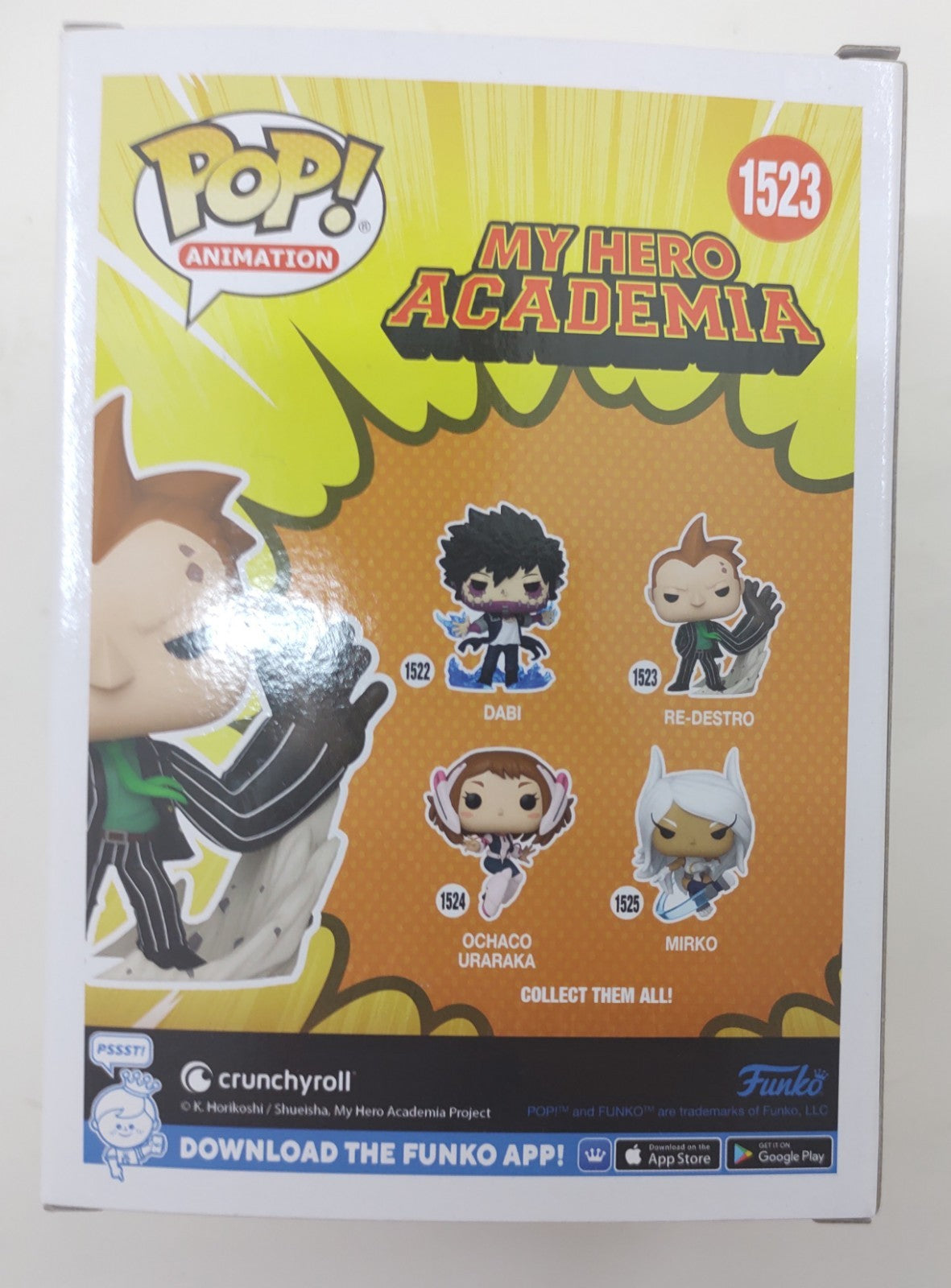 Funko Pop! My Hero Academia Re-Destro #1523 Vinyl Figure New