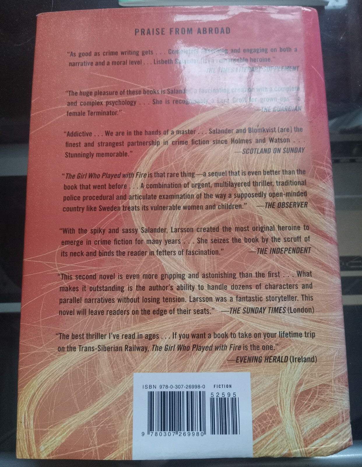 The Girl Who Played with Fire by Stieg Larsson – 2011 Thriller PB VG+