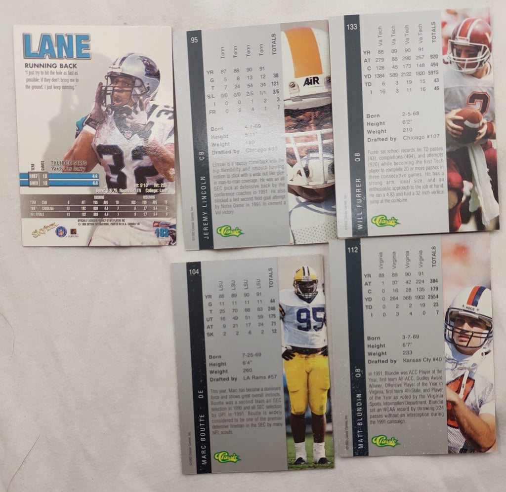 19 Card Sports Lot NHL Hockey Football Oilers KHL NCAA NFL Insert