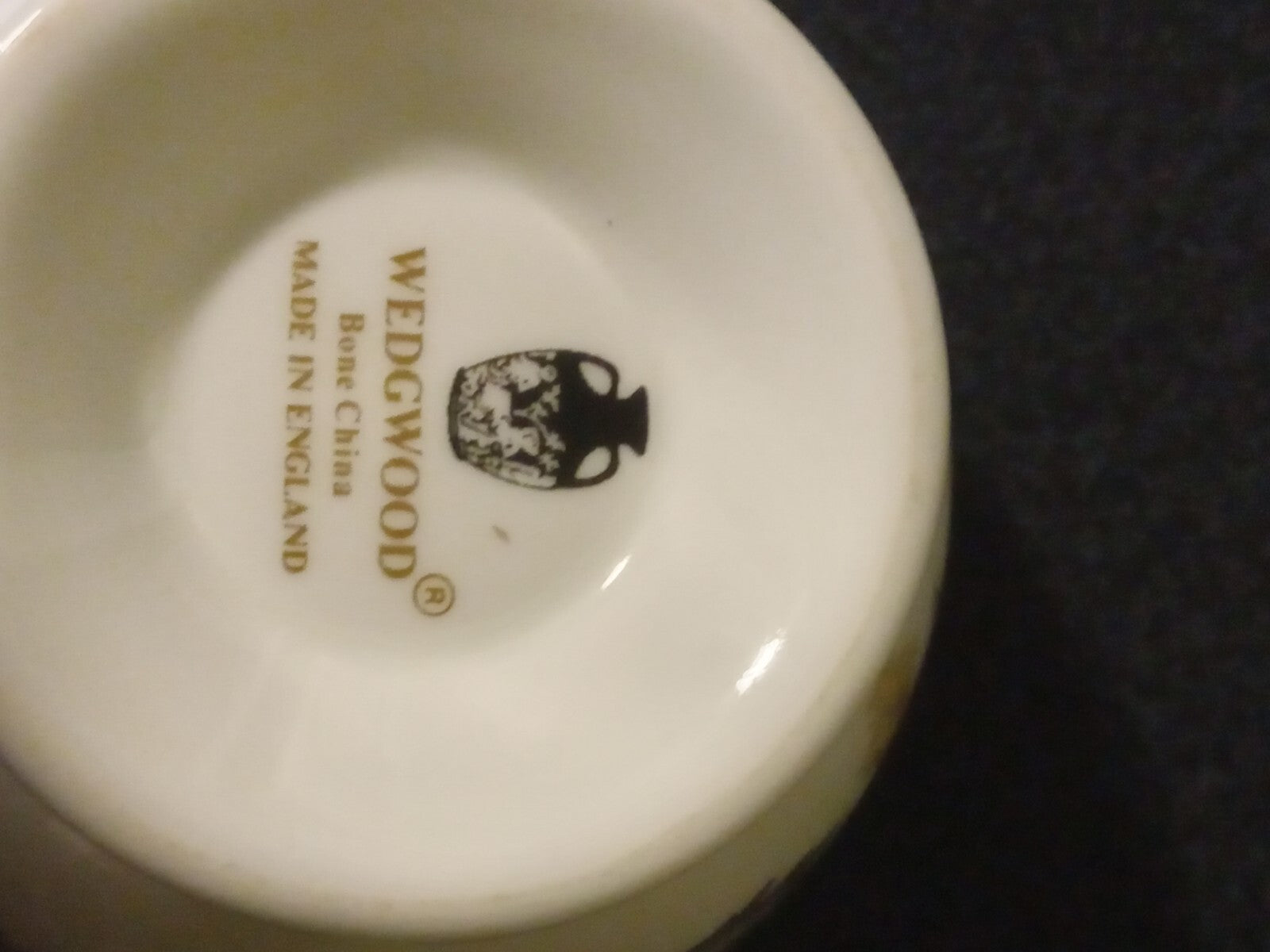 Wedgwood W4156 Lichfield Floral Teacups Bone China Set Of Two