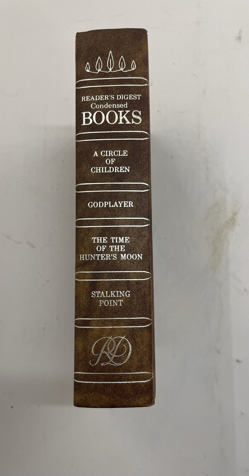 1984 Reader's Digest Condensed 1st Ed HC Leather Gilt Vtg NM Fiction