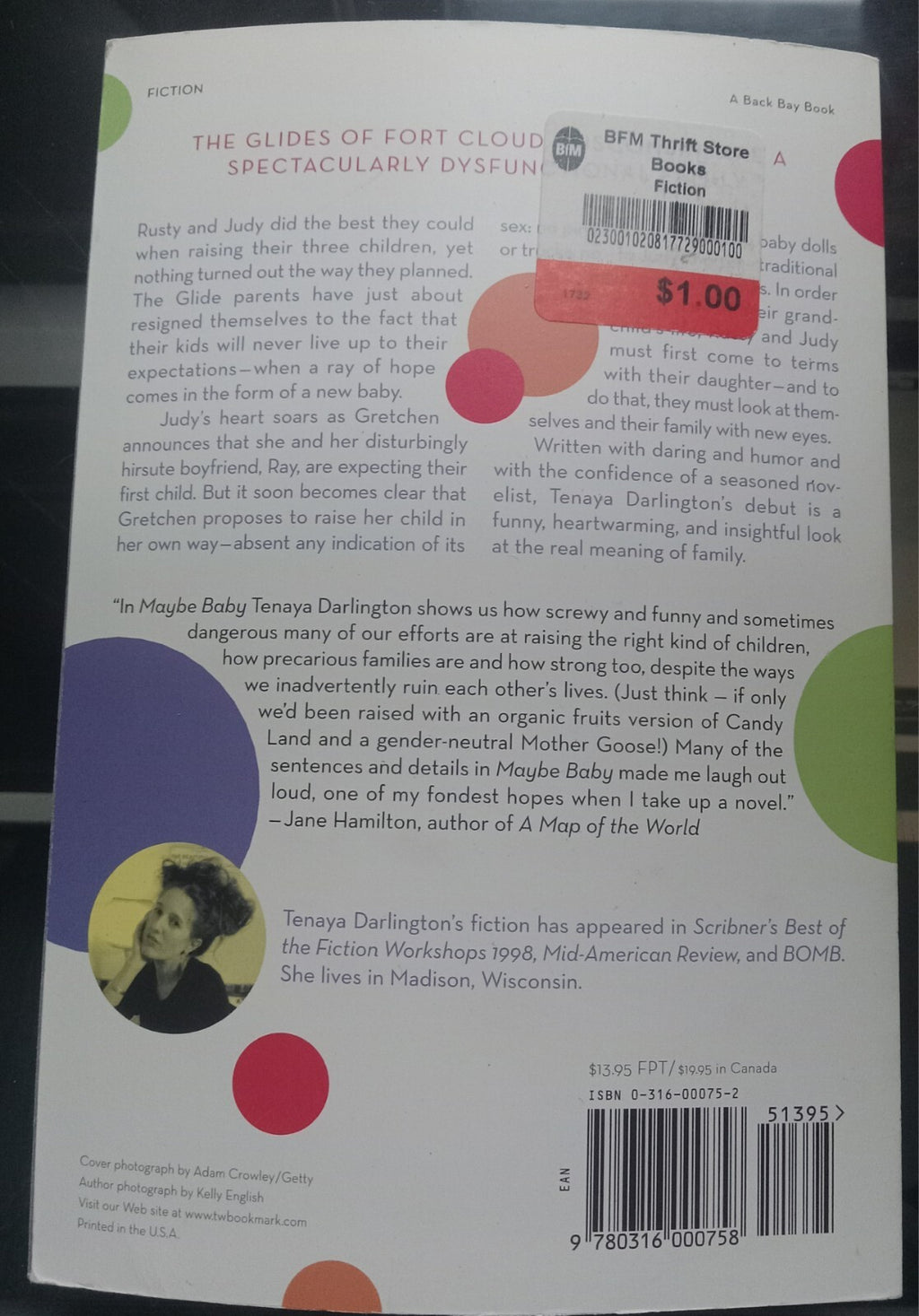 Maybe Baby by Tenaya Darlington PB Romance Comedy Fiction Novel