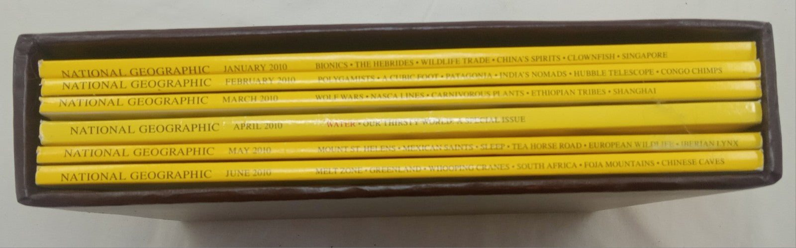 Nat Geo Magazines With Slipcover Jan To June 2010