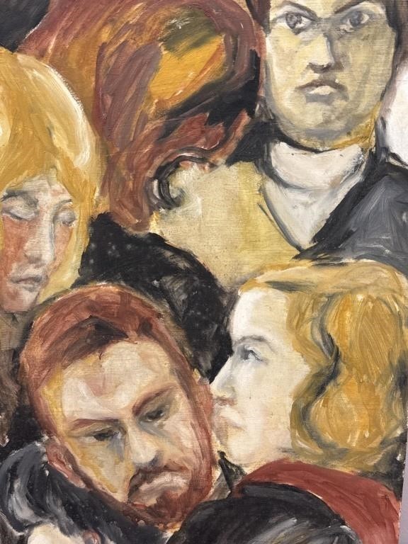 Sally B Hooff Acrylic on Board Painting Original Signed PEI Artist Artwork