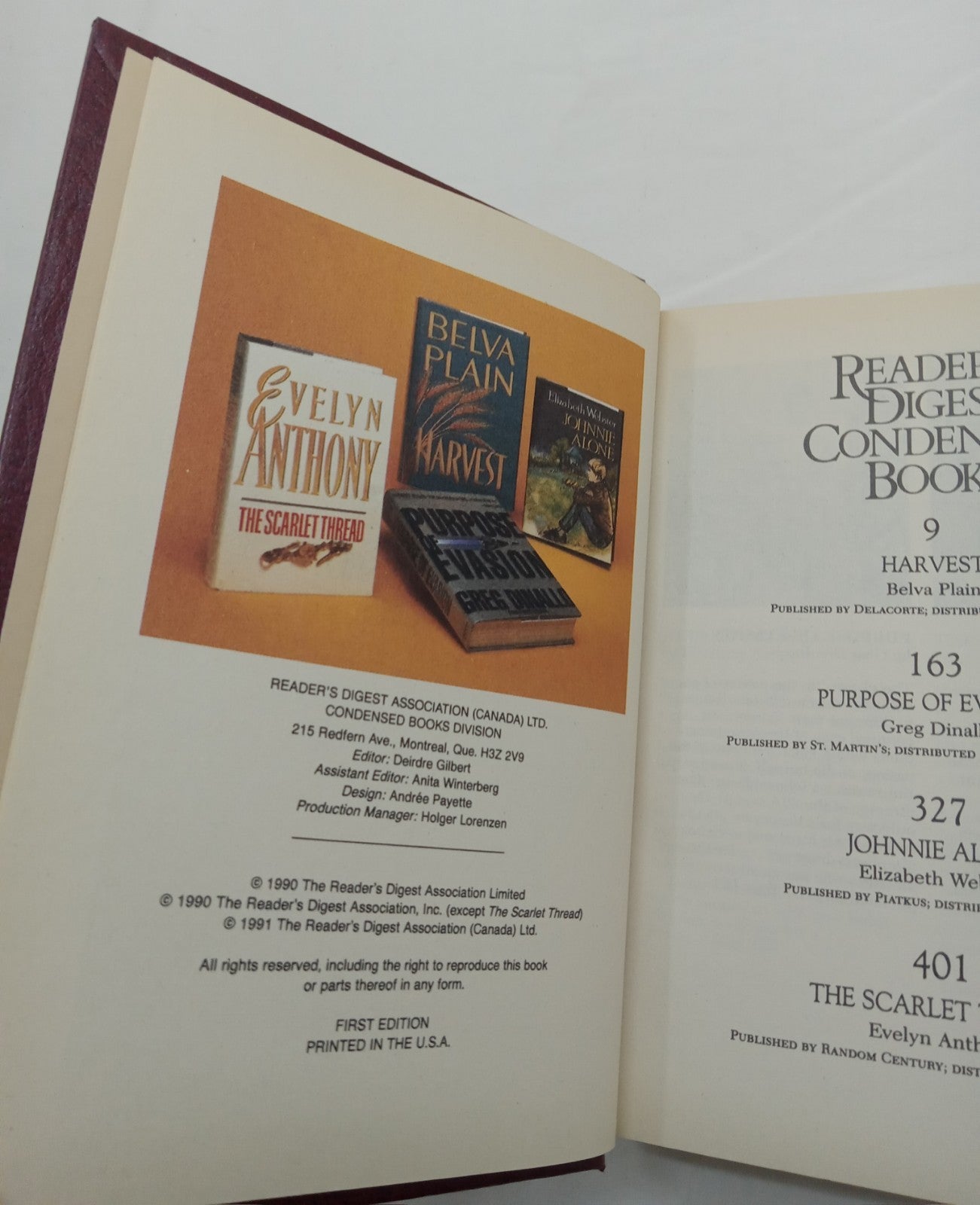 RD Sel Ed HC Vol 1 1991 | Vtg 1st Ed Leather Gilt NM Condensed Anthology