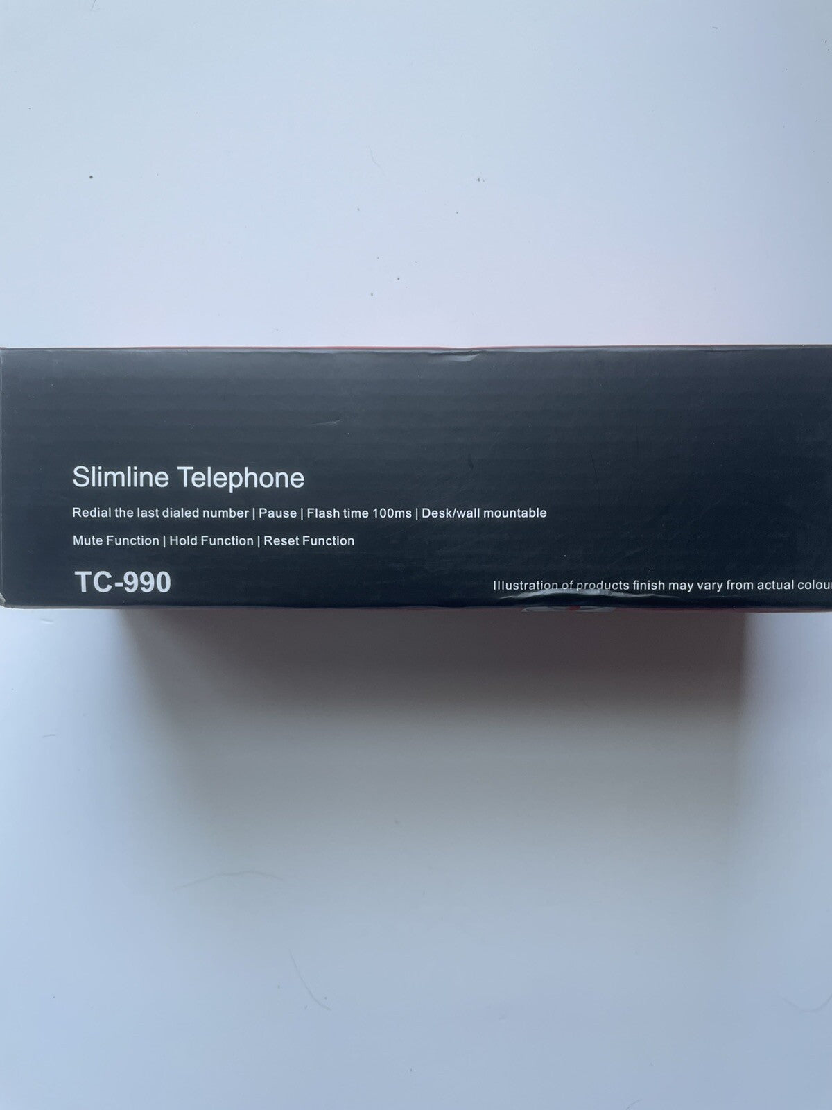 TC-990 Black Desk Phone – Corded Office Telephone with Multi Functions