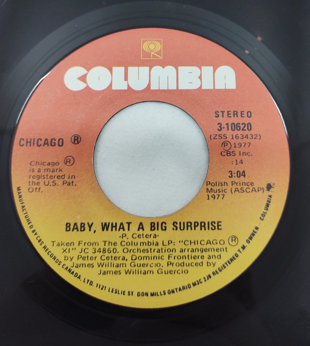 Chicago – Takin’ It on Uptown 7” Columbia 3-10620 Canada 1977