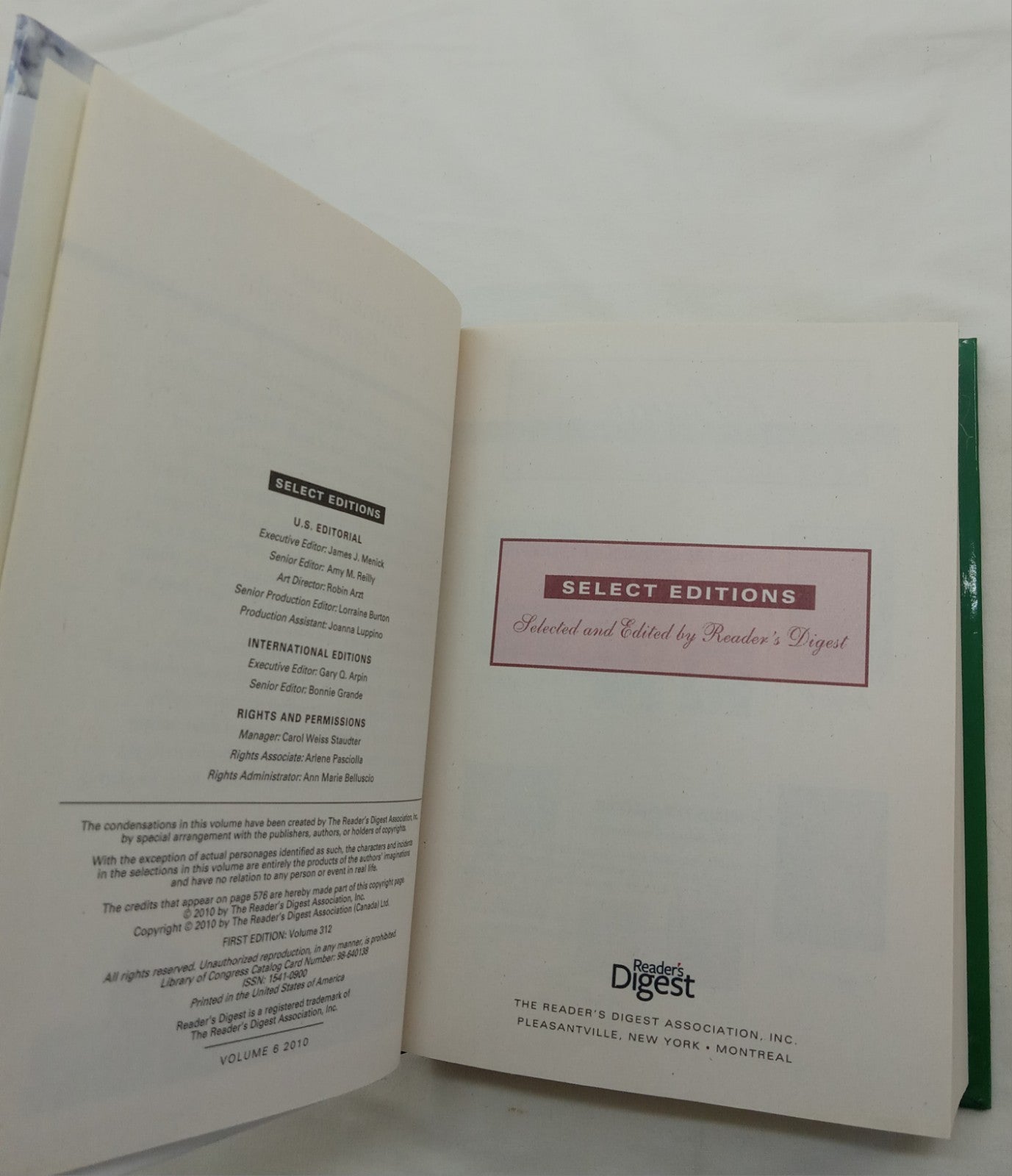 RD Sel Ed 1st Ed HC w/DJ Vol 6 2010 | Vtg NM Condensed Anthology Thriller Hits