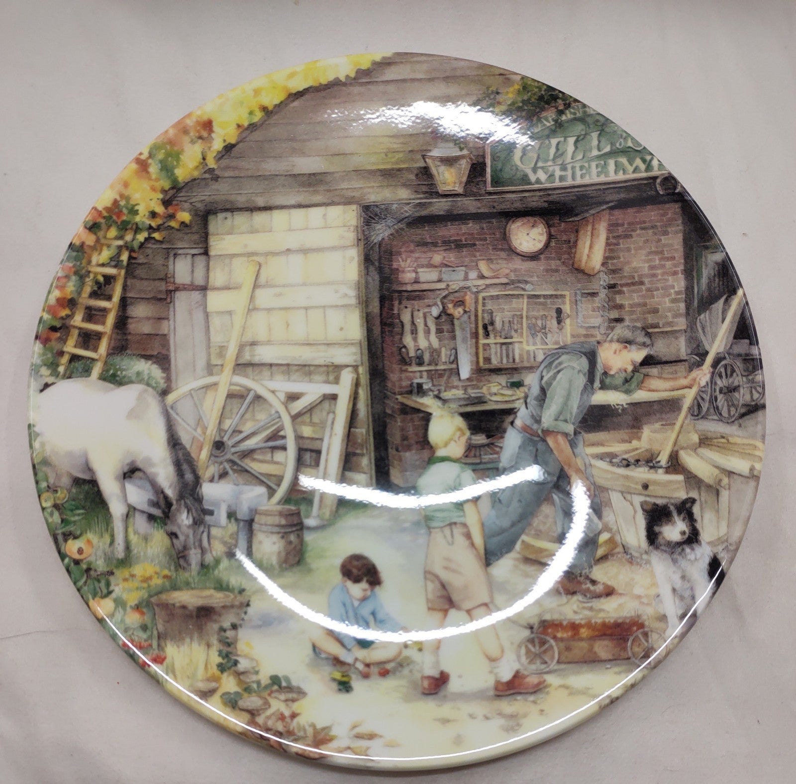 Royal Doulton Old Country Crafts Plate Set of 8 Susan Neale w/ Boxes & COAs