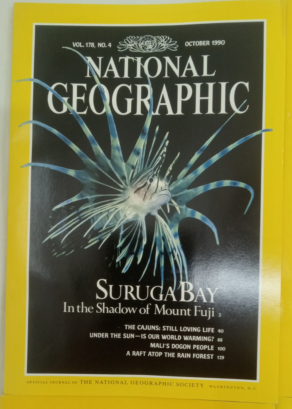 Nat Geo Magazines With Slipcover July To December 1990