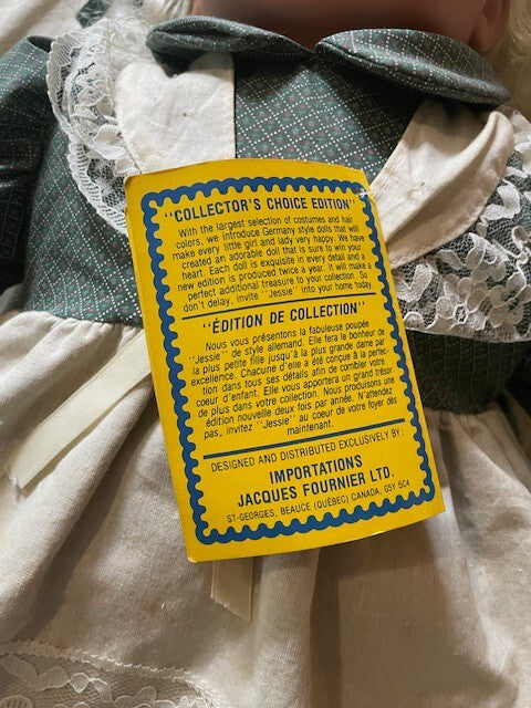 Vintage Original Jessie Doll Handmade Cabbage Patch Style Yarn Hair Plush