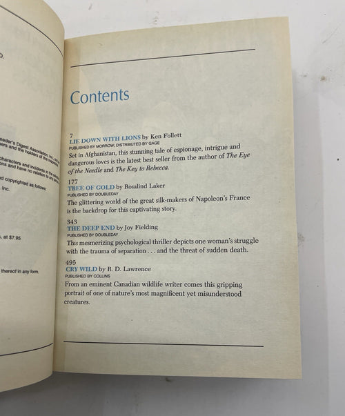 1986 Reader's Digest Condensed 1st Ed HC Leather Gilt Vtg NM Collectible