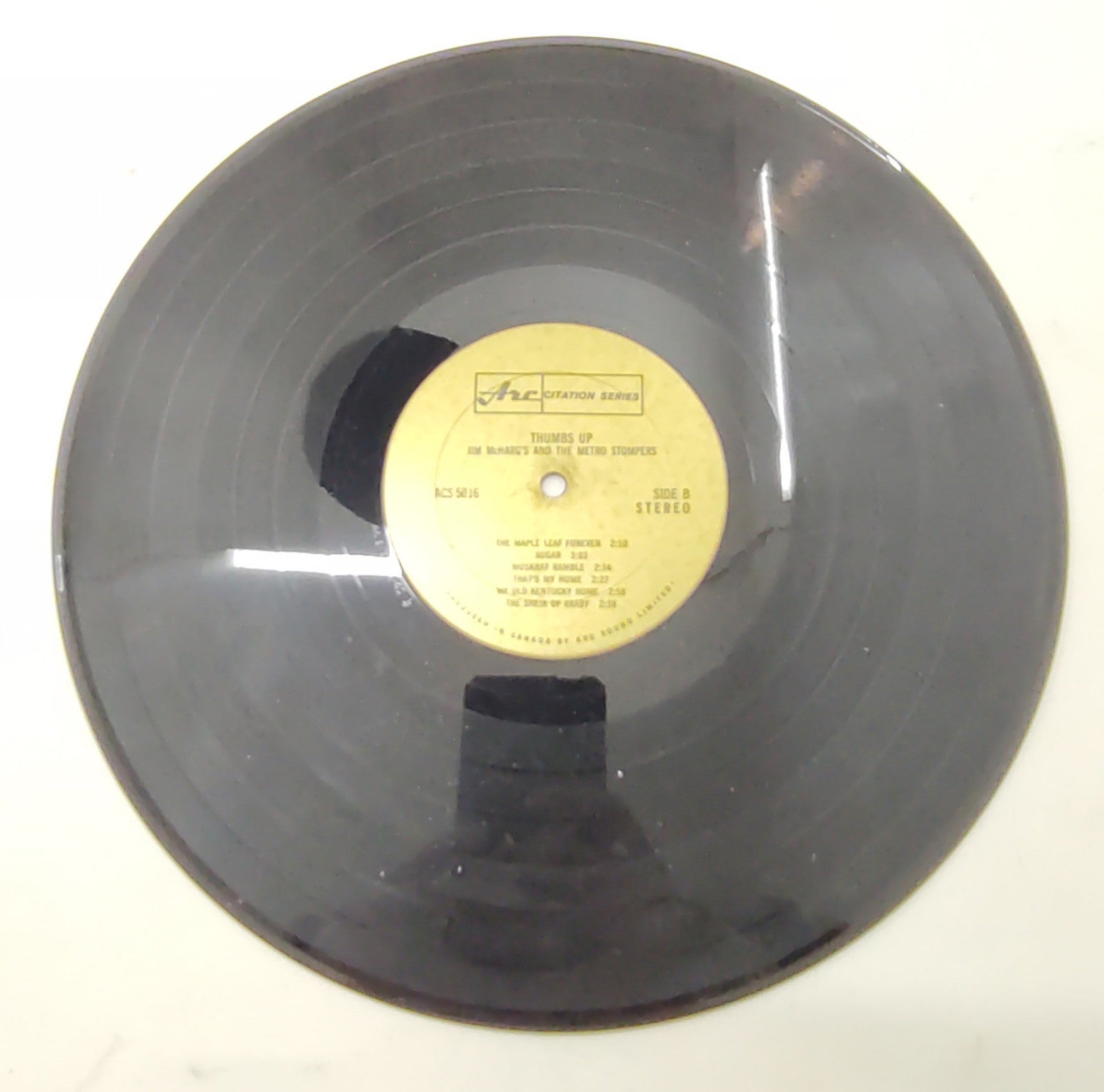 Jim McHarg’s Metro Stompers – Thumbs Up! (1966) Dixieland Jazz Vinyl LP