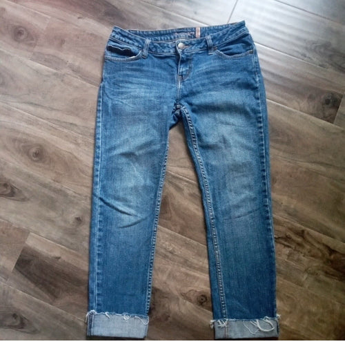American Rag Skinny Cuffed Crop Jeans Women's Size 5 Casual Denim