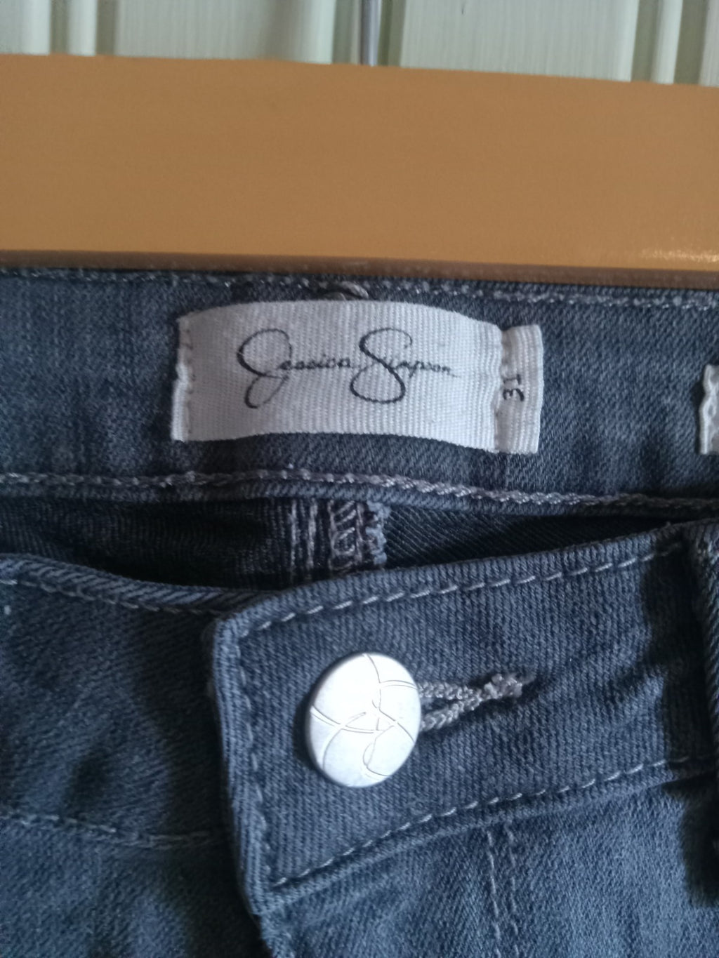 Jessica Simpson Black Denim Jeans – Women's Size 31, Low-Rise Skinny