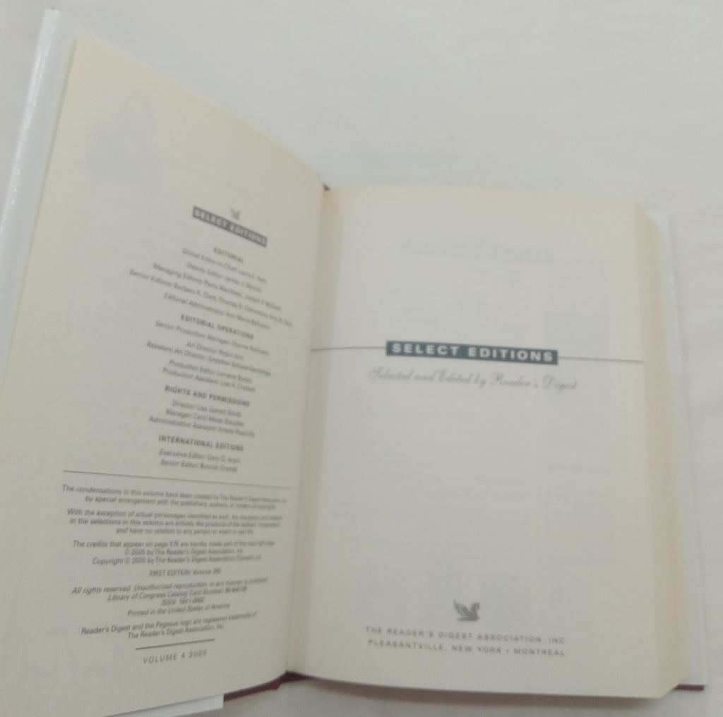 Reader's Digest Select Editions Vol 4 2005 HC 1st Ed w/ Dust Jacket