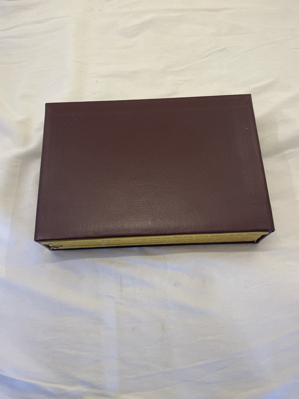 Nat Geo Mags Jan–Jun 1971 Vtg Lot Slipcvr Collect Wildlife Travel Earth