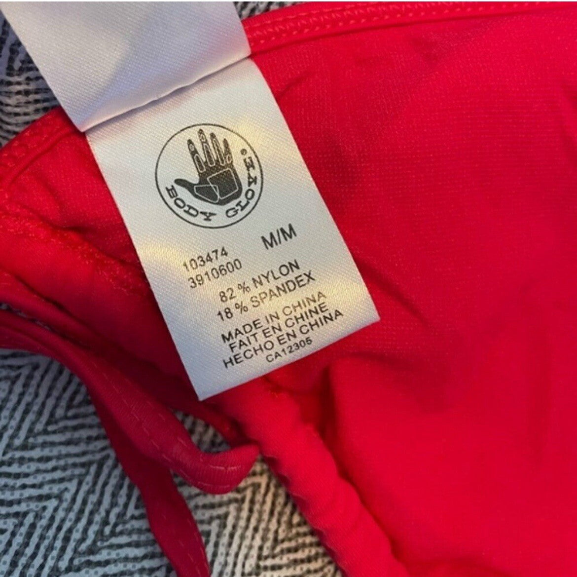 Body Glove Bikini Top Pink Smoothie Collection Women’s Swimwear Surfwear Size M