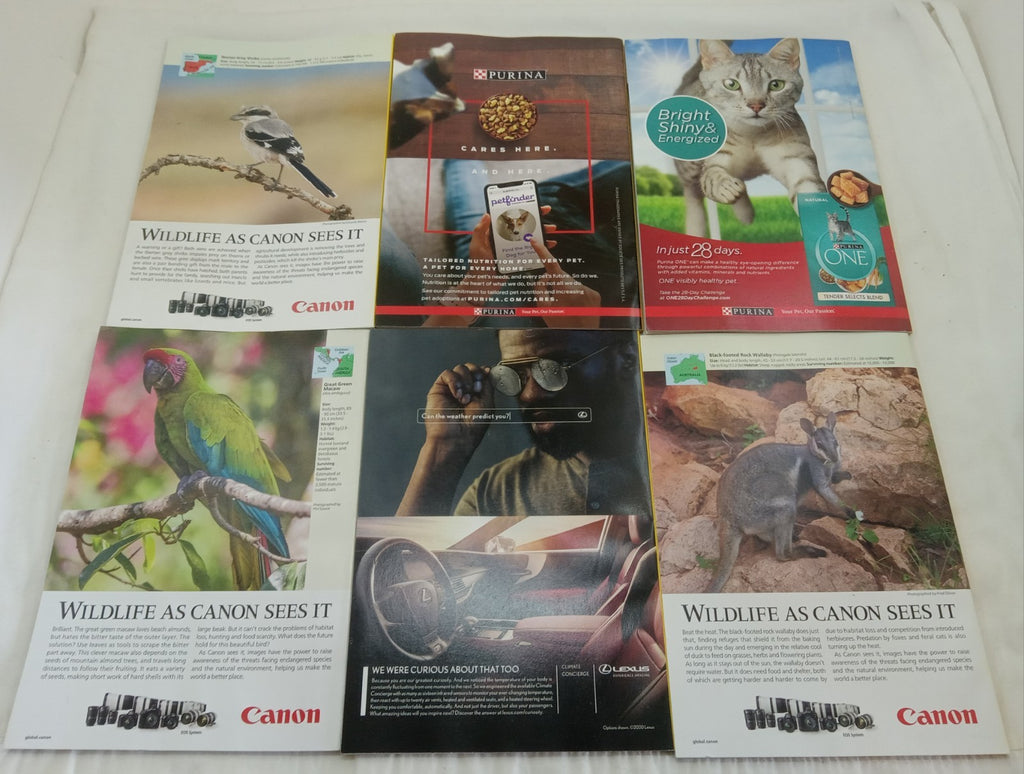 National Geographic Magazine Set Of 6 Magazines July-Dec 2020