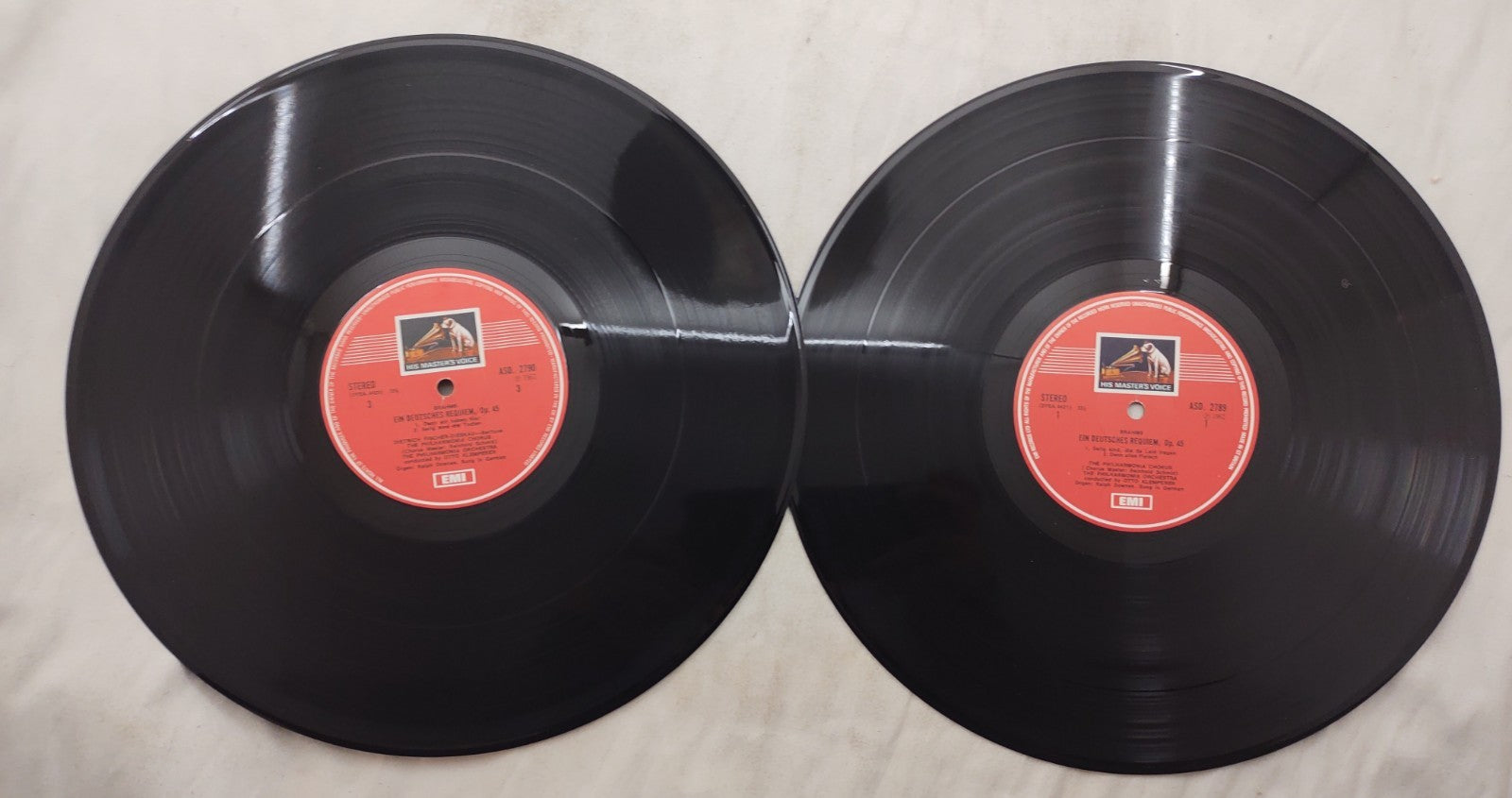 Brahms – Ein Deutsches Requiem LP Klemperer HMV ASD-2789 UK