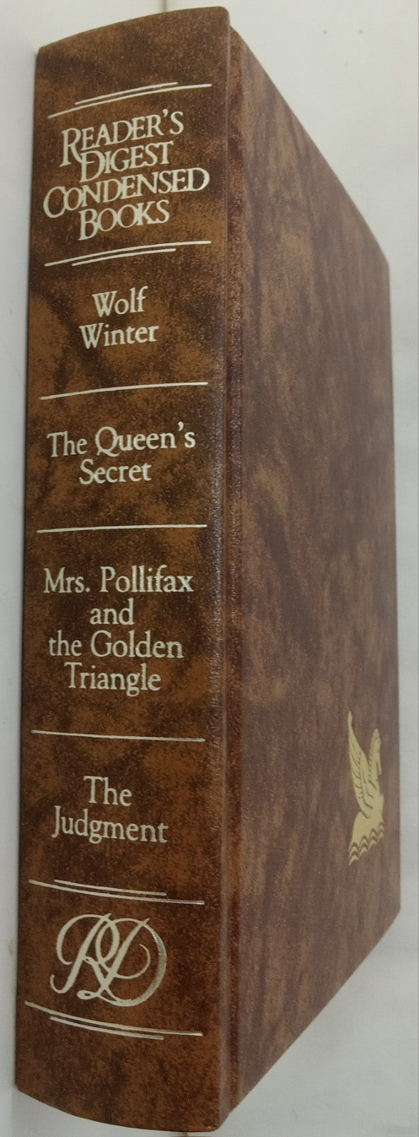 1988 Reader's Digest Condensed 1st Ed HC Leather Gilt Vtg NM Fiction