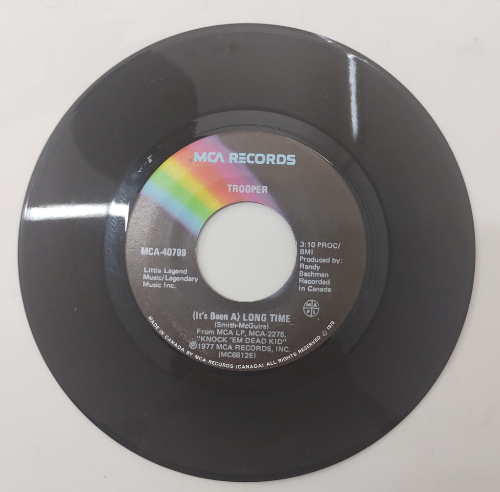 Trooper Oh Pretty Lady 7" 45 Vinyl Single 1977 Canada MCA-40799