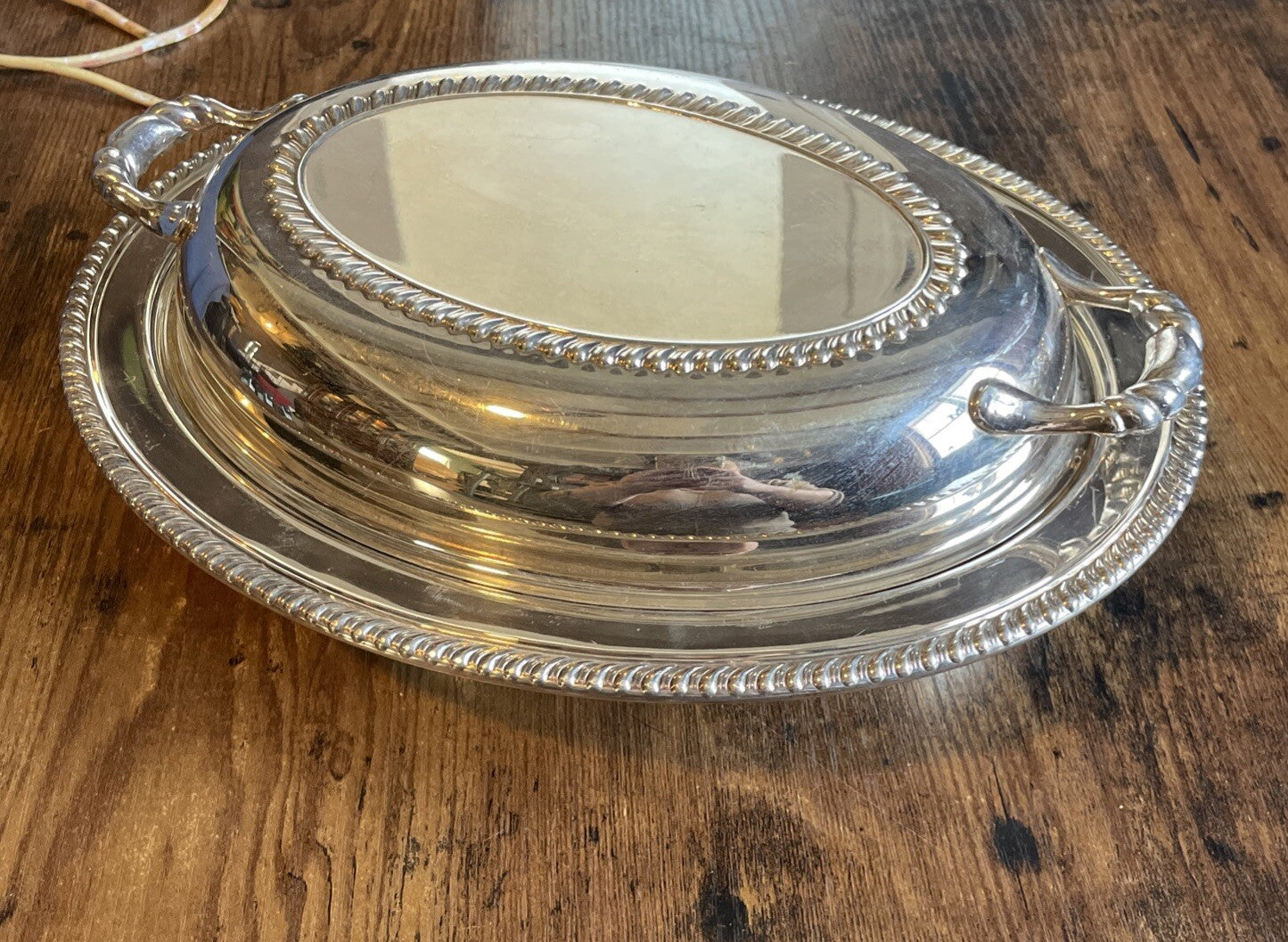 Wm. A. Rogers S.P. Brass Lead MTS 141 with Lid – Vintage Collectible