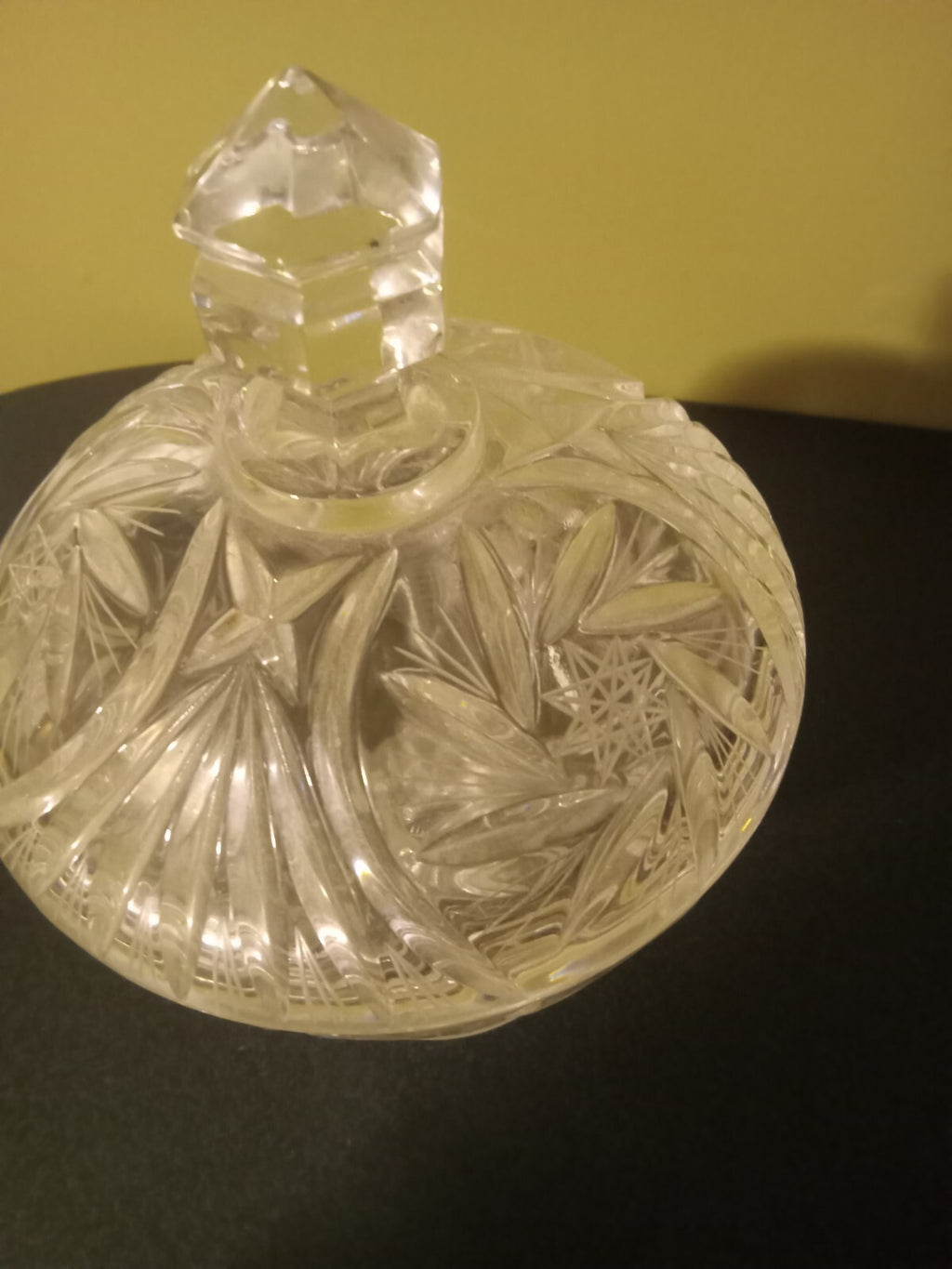 American Brilliant Cut Glass Clear Crystal Serving Bowl – Elegant Dishware