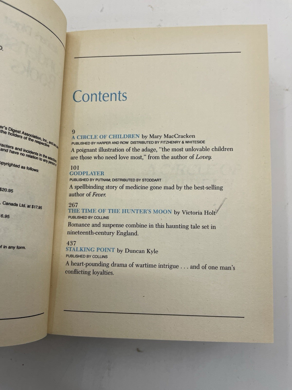 1984 Reader's Digest Condensed 1st Ed HC Leather Gilt Vtg NM Fiction