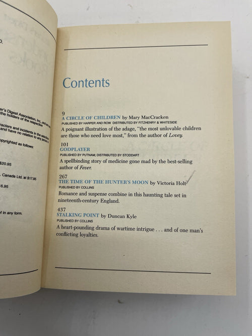 1984 Reader's Digest Condensed 1st Ed HC Leather Gilt Vtg NM Fiction