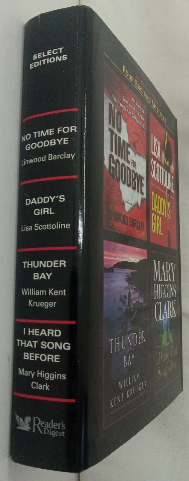 Reader's Digest Select Editions 2009 HC 1st Ed 4 Mystery Books w/ Jacket NM