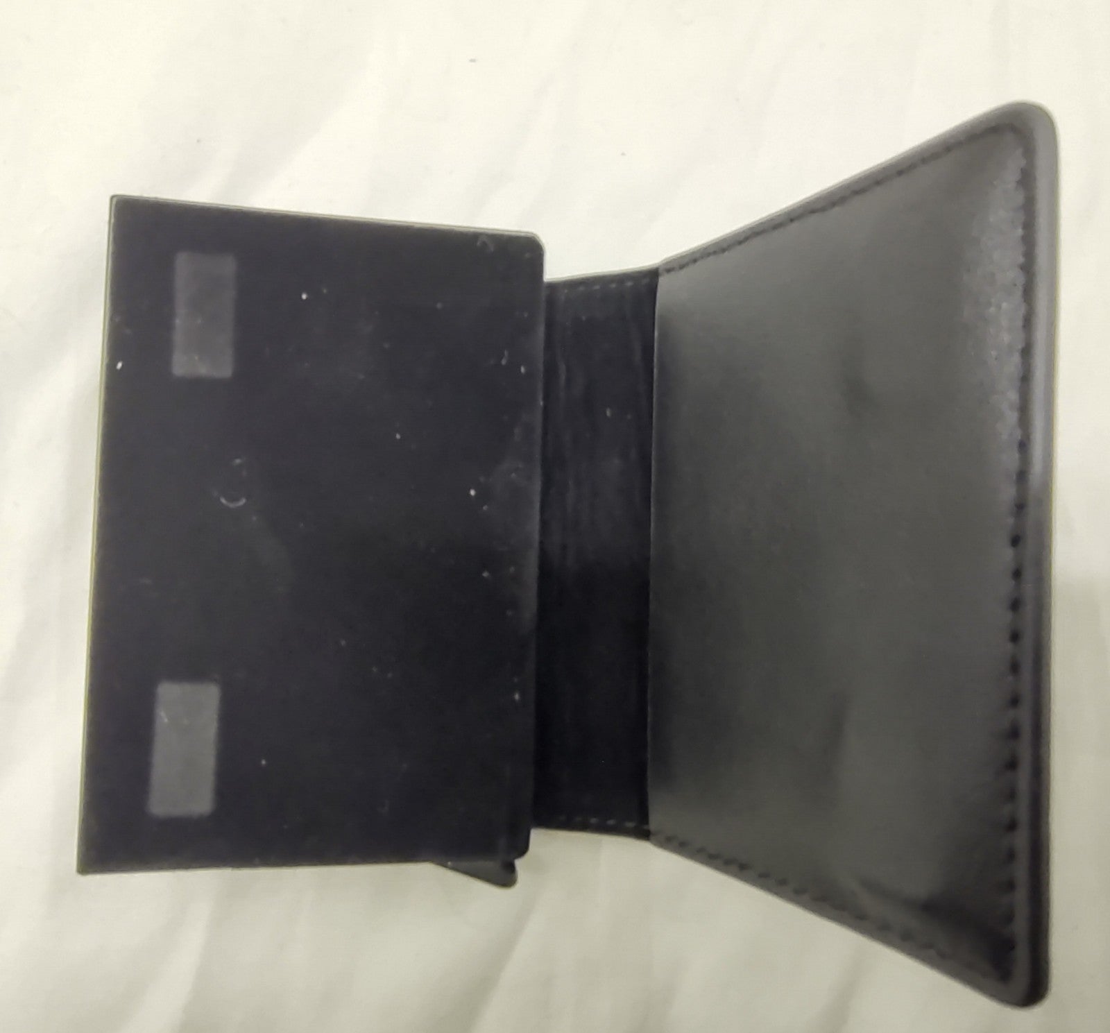 Badge Boys Leather Badge Wallet Black – Police ID Holder NEW