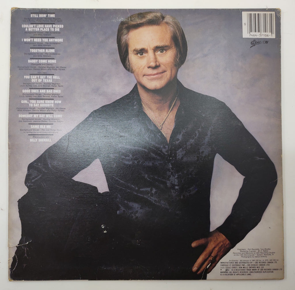 George Jones – Still The Same Ole Me (1981) Vinyl LP Country Epic Records