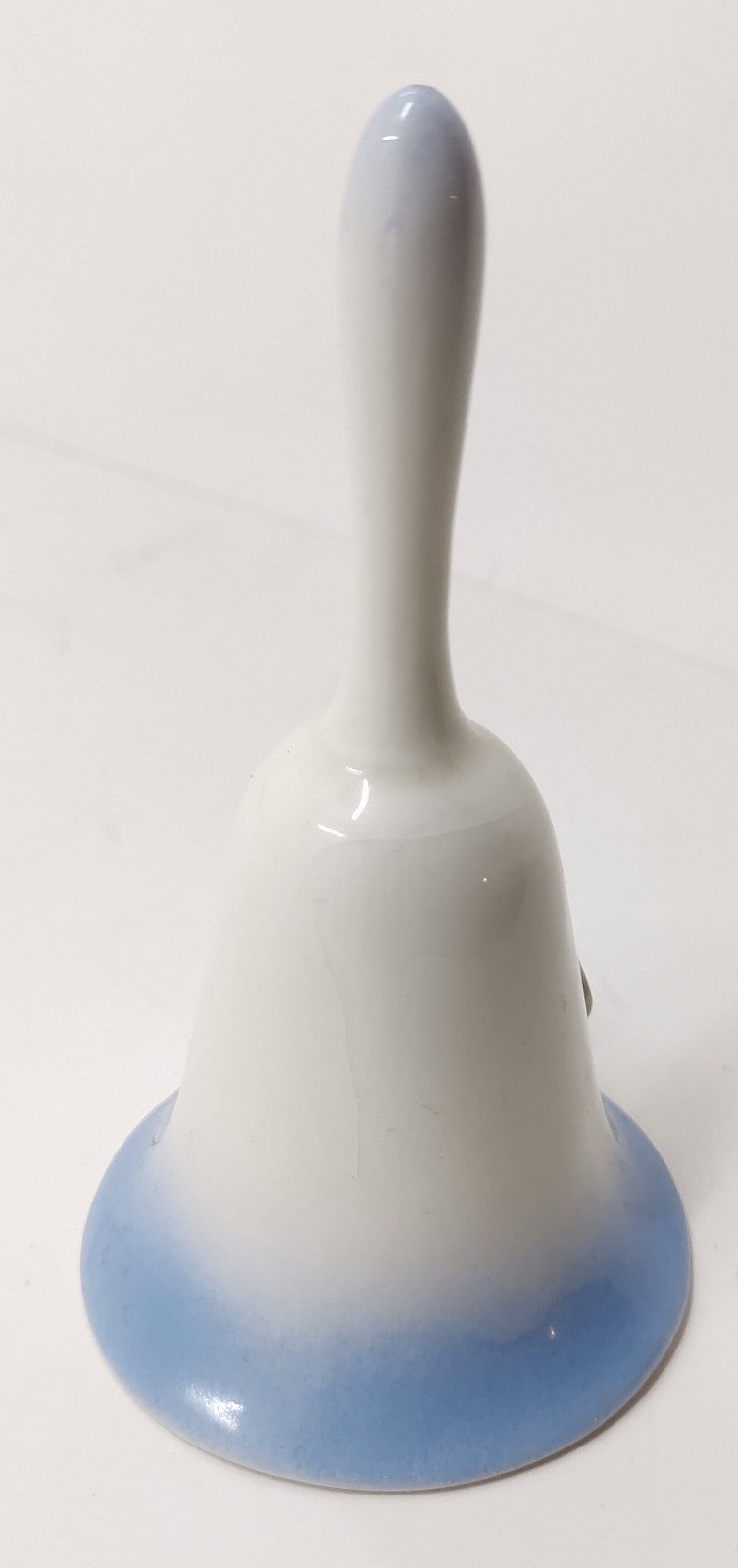 Vintage Blueberry Ceramic Hand Bell, Porcelain Collectible Decorative Bell