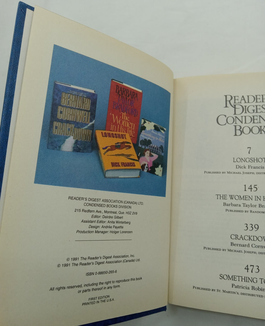 RD Sel Ed HC Vol 1 1991 | Vtg 1st Ed Leather Gilt NM Condensed Anthology